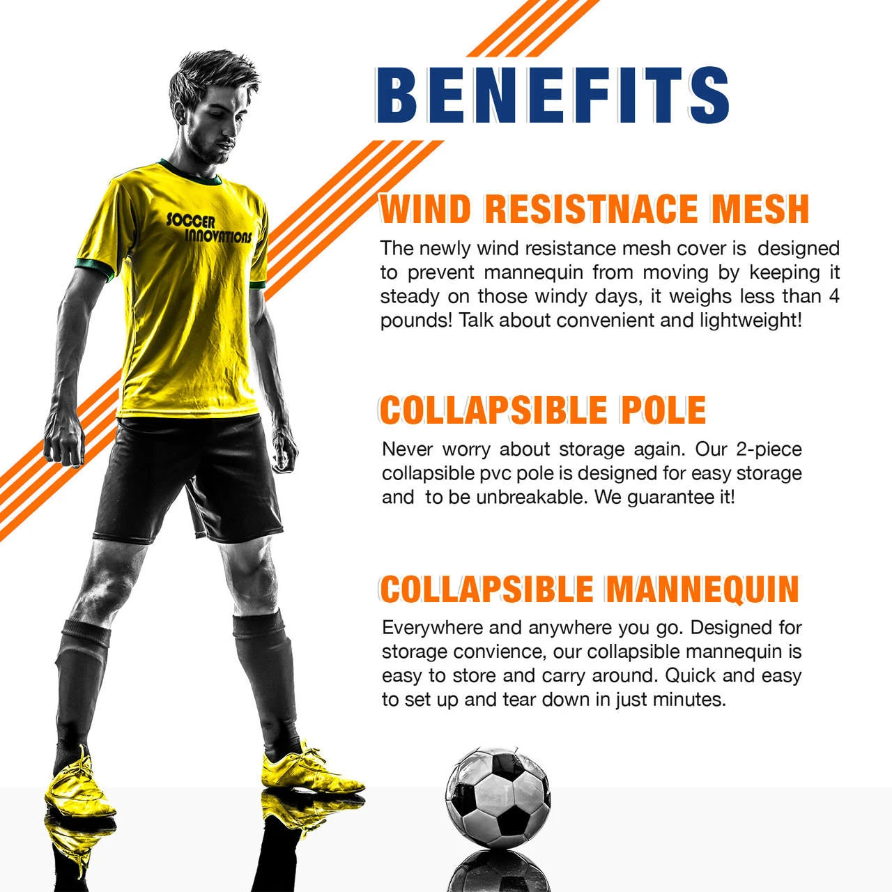 Soccer Innovations Soccer Wall Club Set Of 4