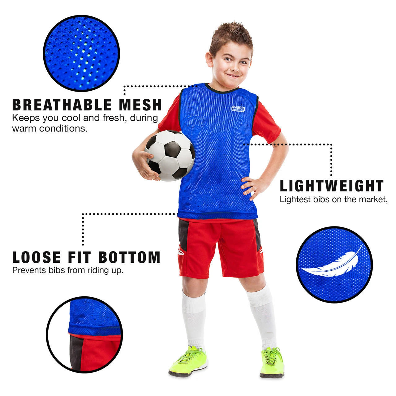 Soccer Innovations Premium Soccer Training Bibs Adult Set
