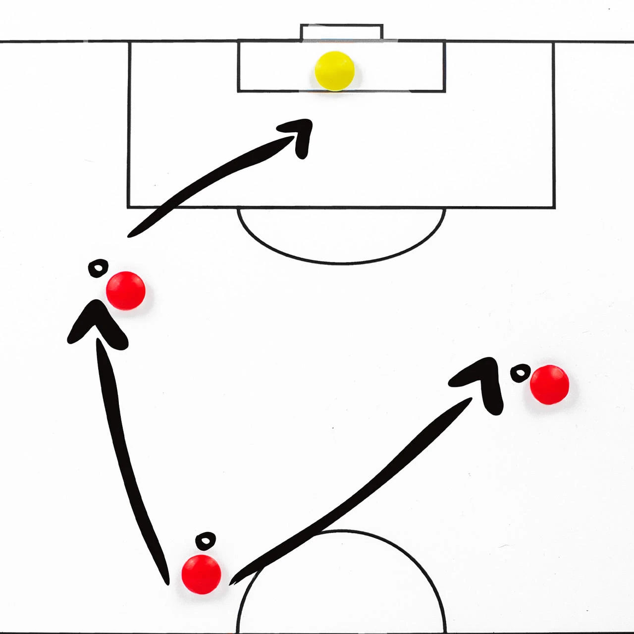 Soccer Innovations Large Tactics Board Magnets
