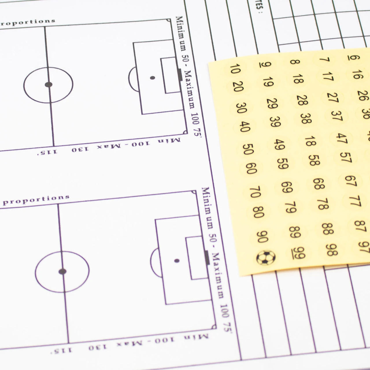 Soccer Innovations Coaches Folder Replacement Note Planner