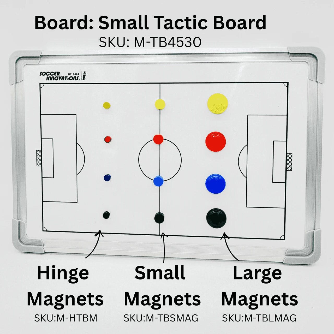 Soccer Innovations Small Tactics Board Magnets
