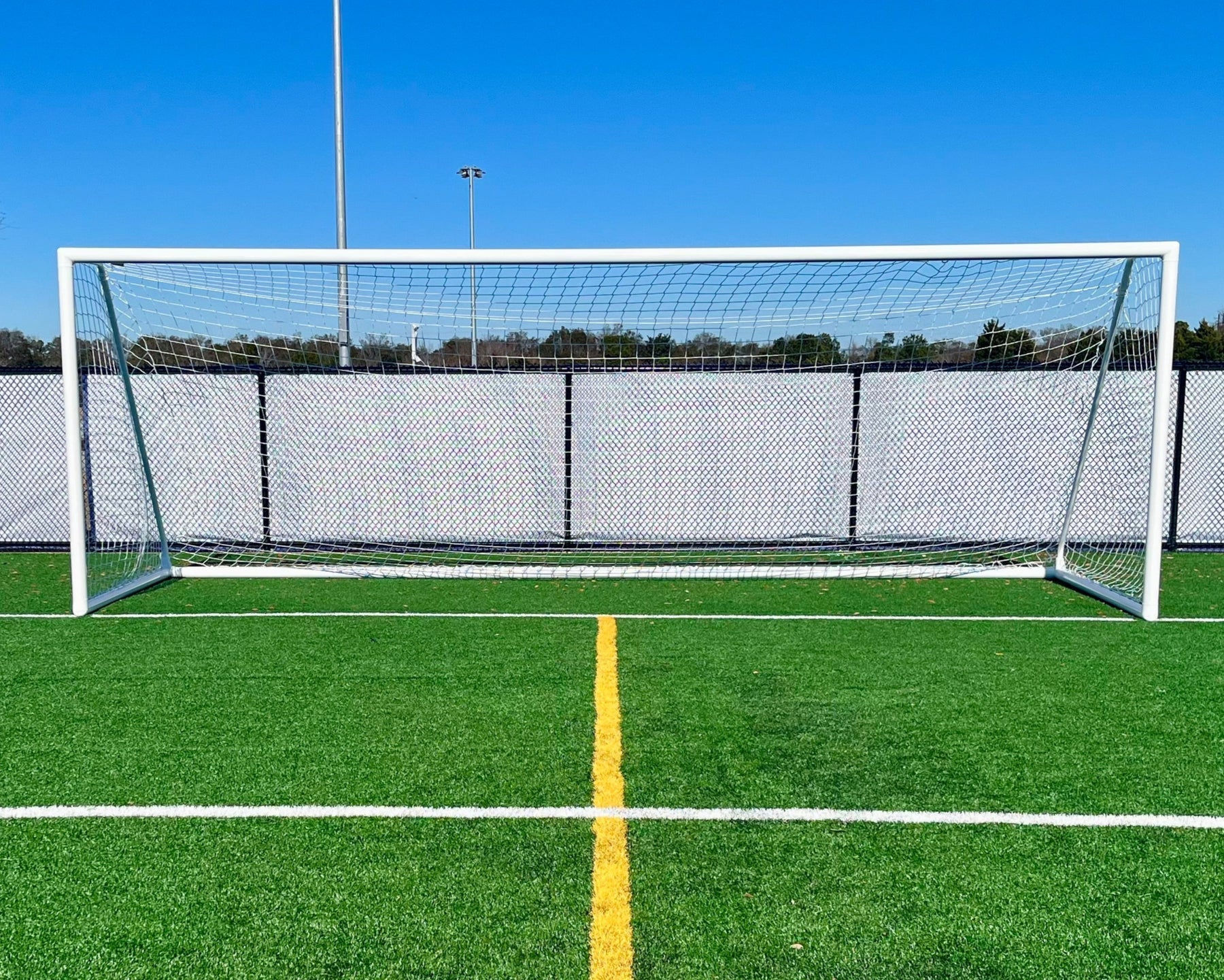 PEVO Supreme Series Full Size Soccer Goal - 8 x 24