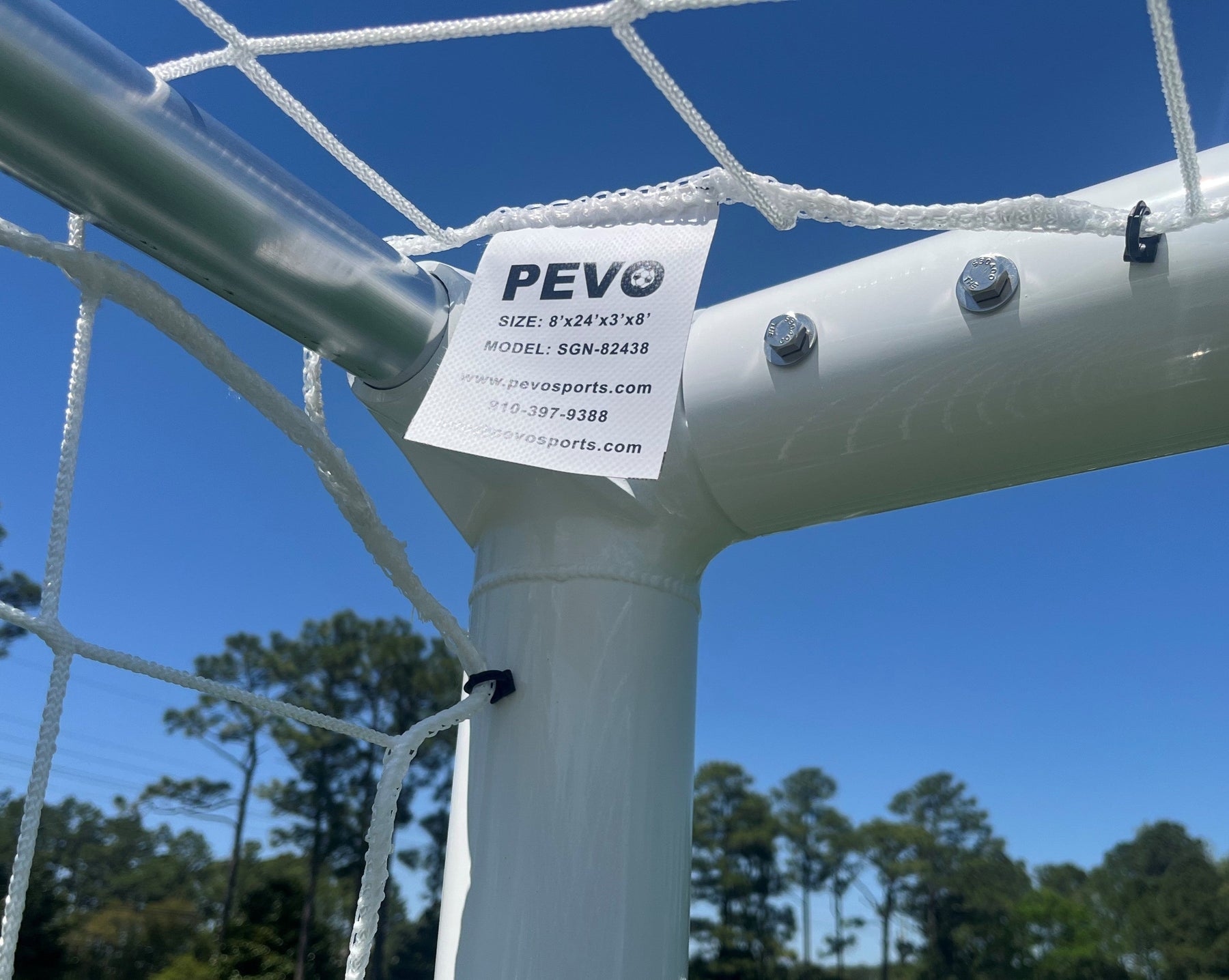 PEVO Competition Series Soccer Goal - 8 x 24