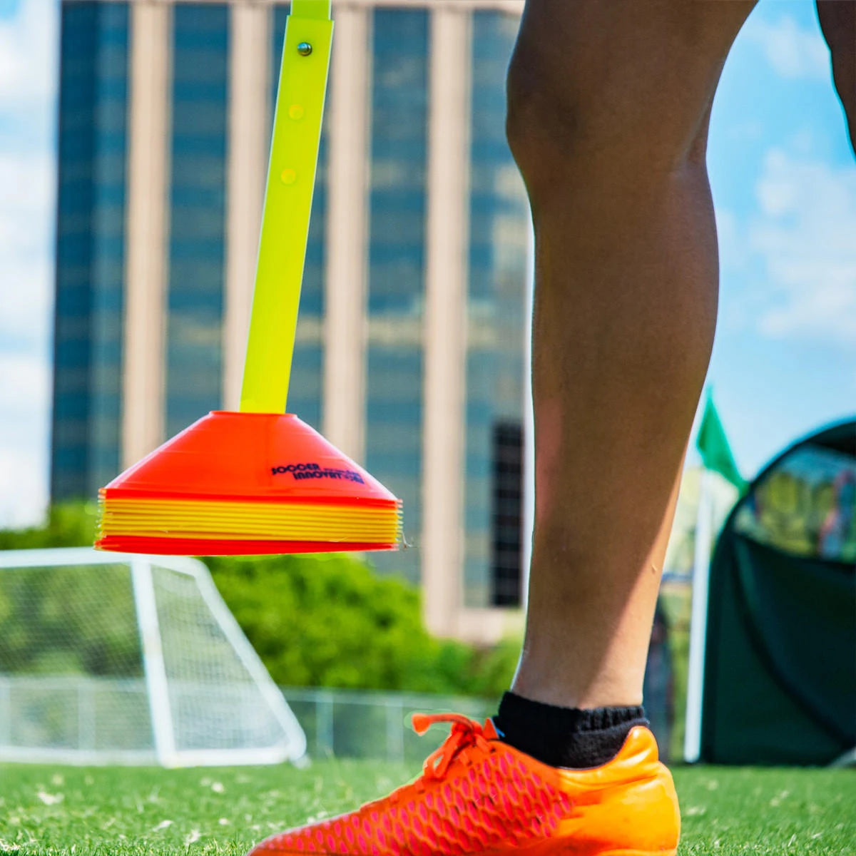 Soccer Innovations The Cone King Soccer Cones Rack