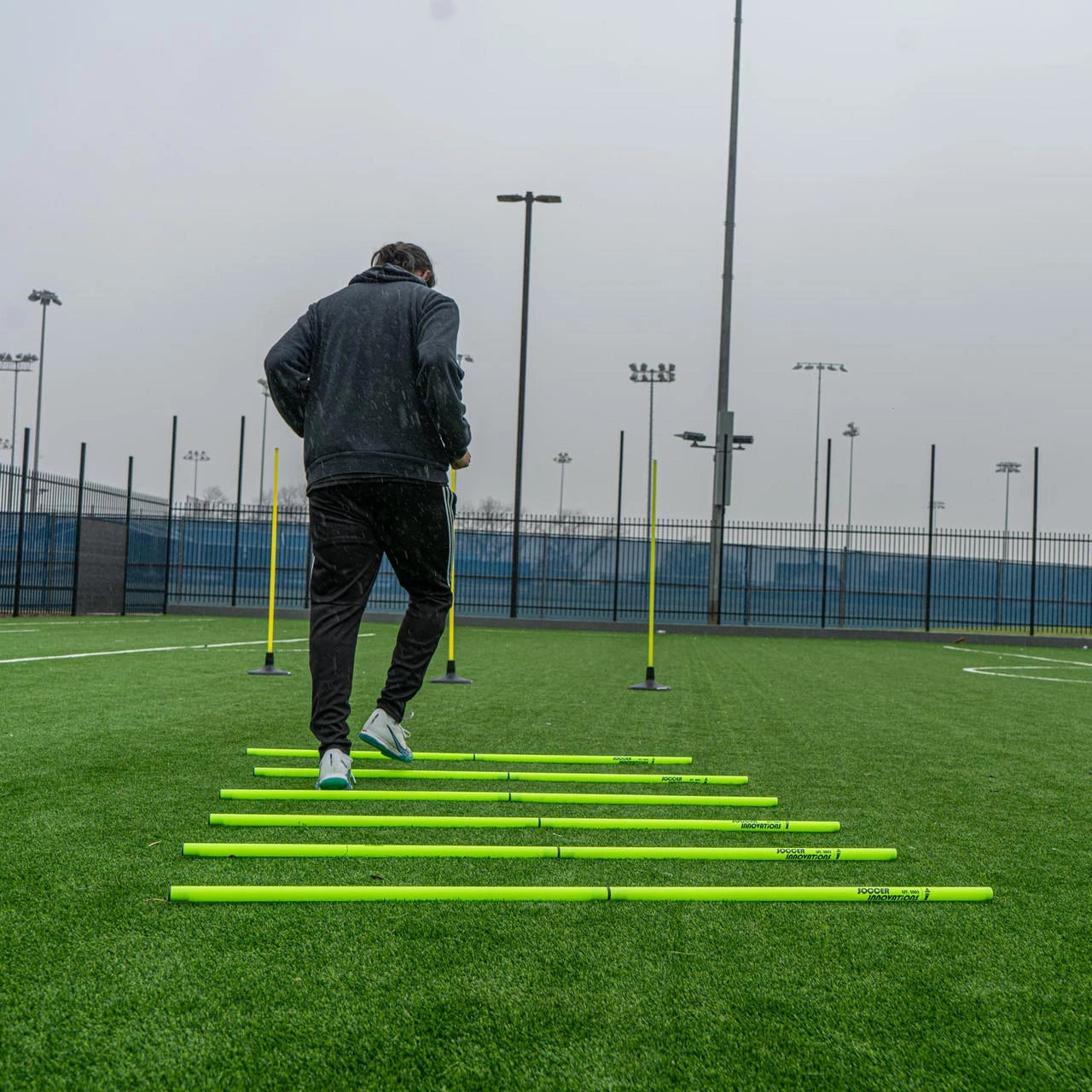 Soccer Innovations 3-In-1 Grass/Turf Speed Pole Set