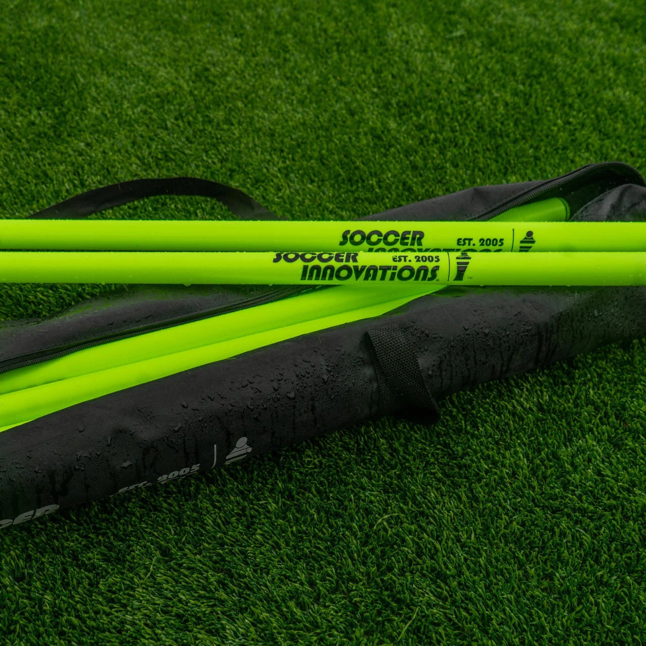 Soccer Innovations 3-In-1 Grass/Turf Speed Pole Set