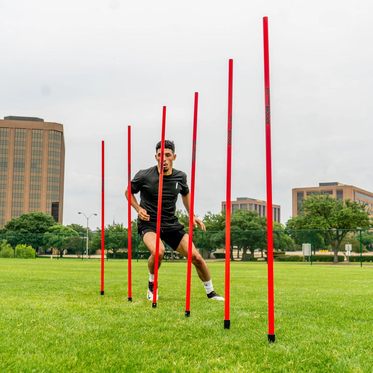 Soccer Innovations 25mm Soccer Speed Pole Set (6-Pack)