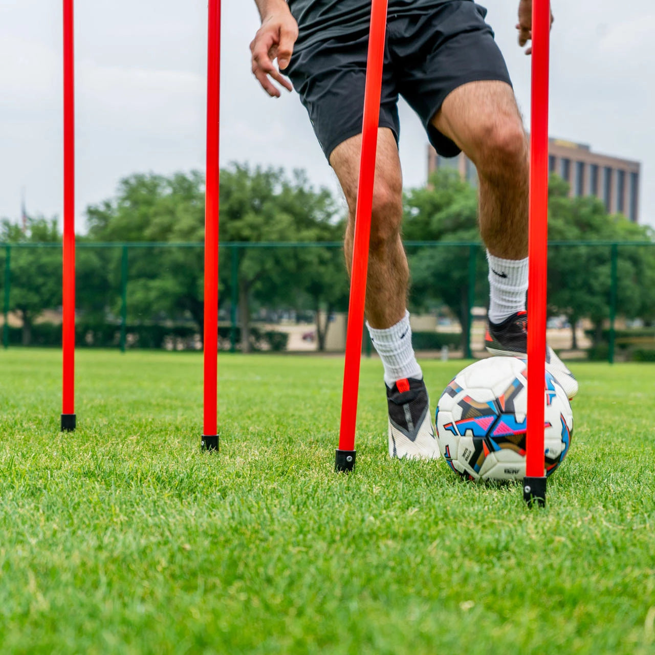 Soccer Innovations 25mm Soccer Speed Pole Set (6-Pack)