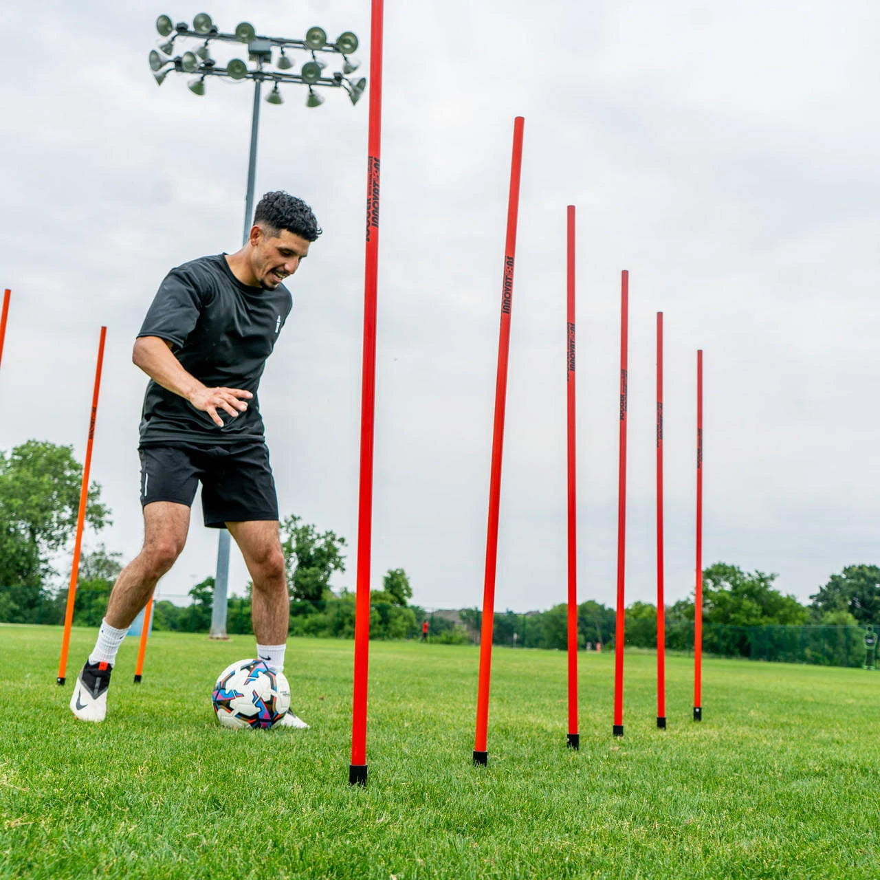 Soccer Innovations 25mm Soccer Speed Pole Set (12-Pack)