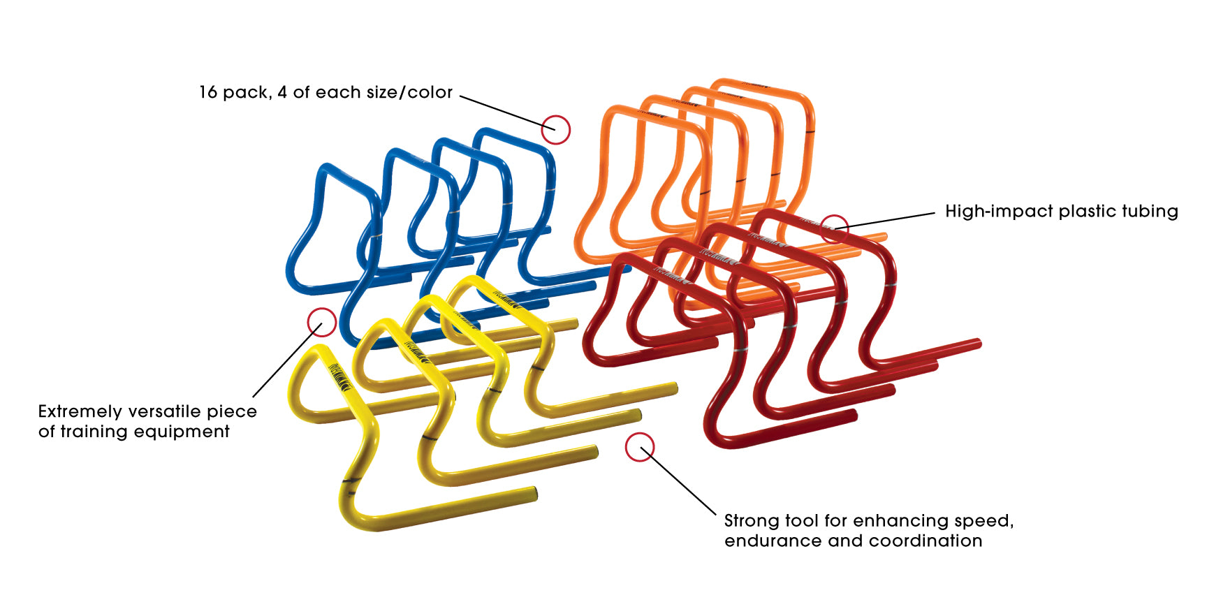 Multi-Size Speed Hurdle Pack