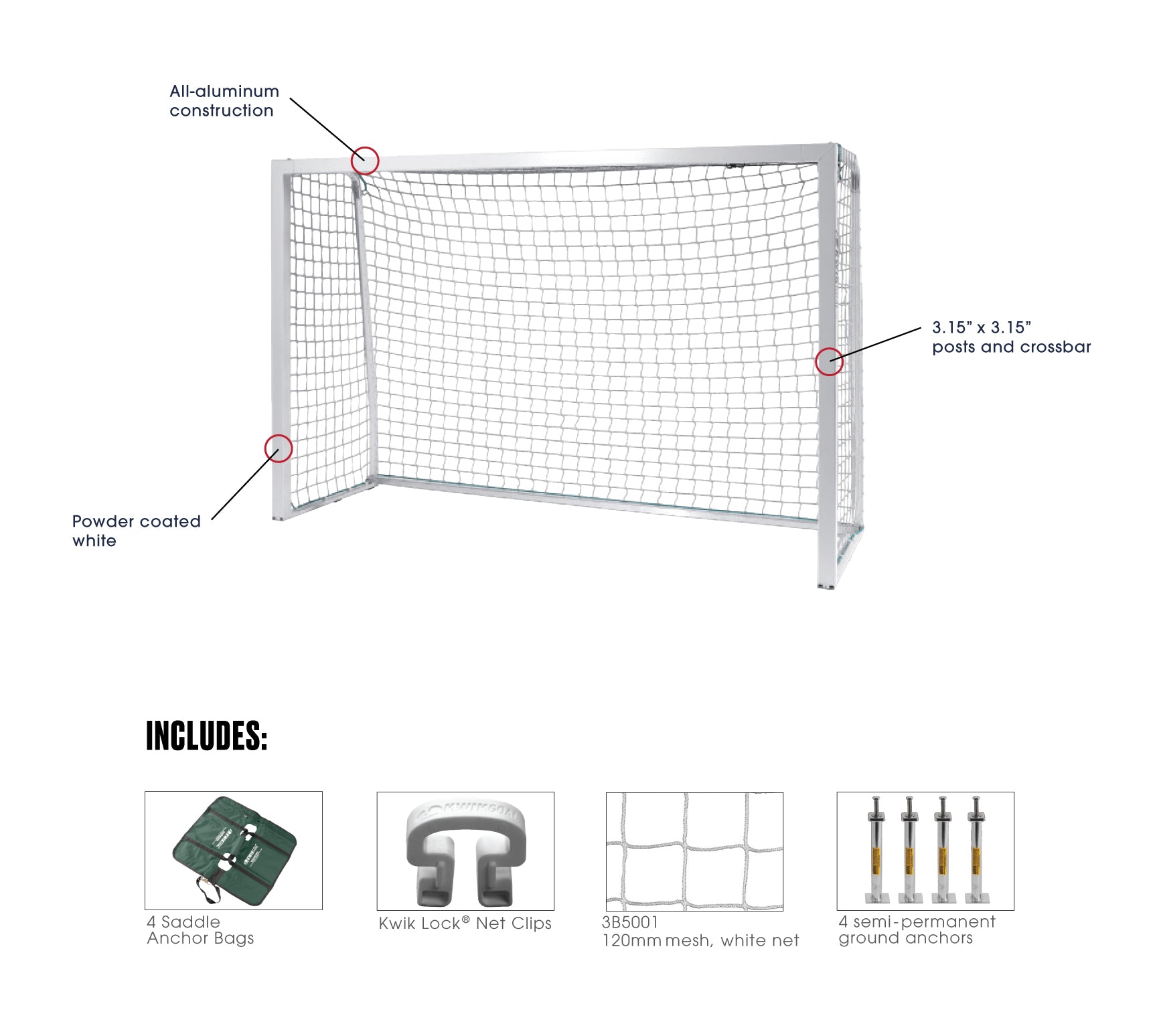 Kwik Goal Official Futsal Goal