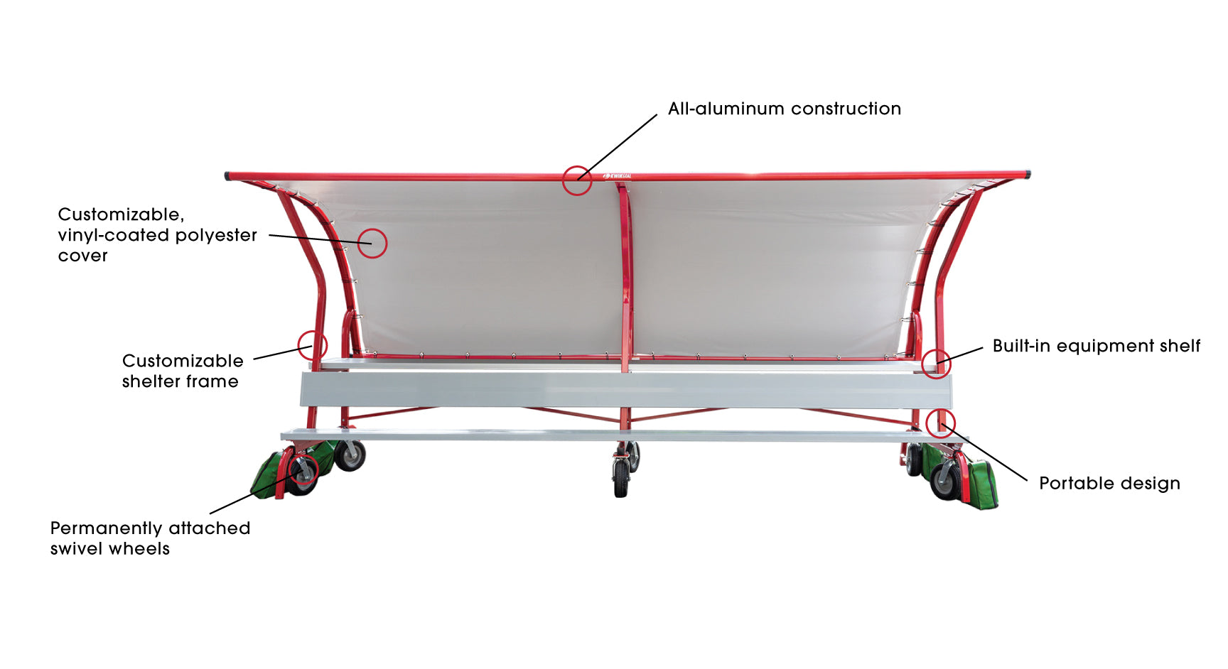 Kwik Goal Shade Shelter