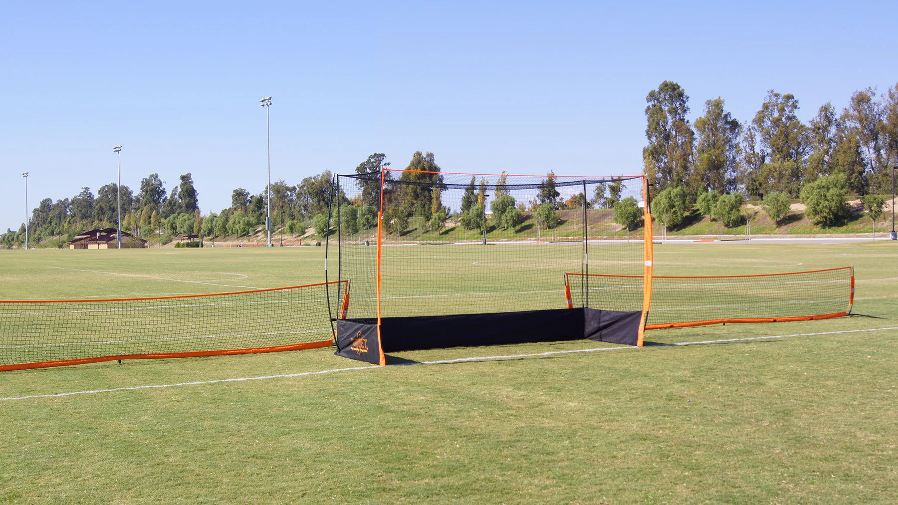 Bownet 18' Field Barrier, Soccer Tennis, Tennis Net and Court