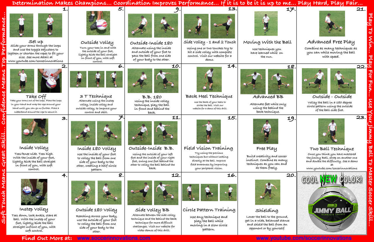 Soccer Innovations The Jimmy Ball Technique Training Soccer Ball