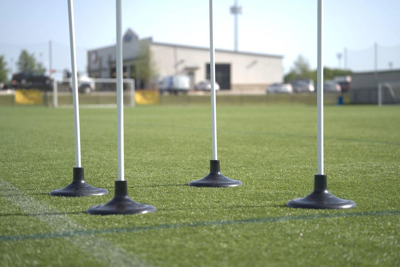Soccer Innovations Soccer Corner Flag With 25mm Rubber Base Set Of 4
