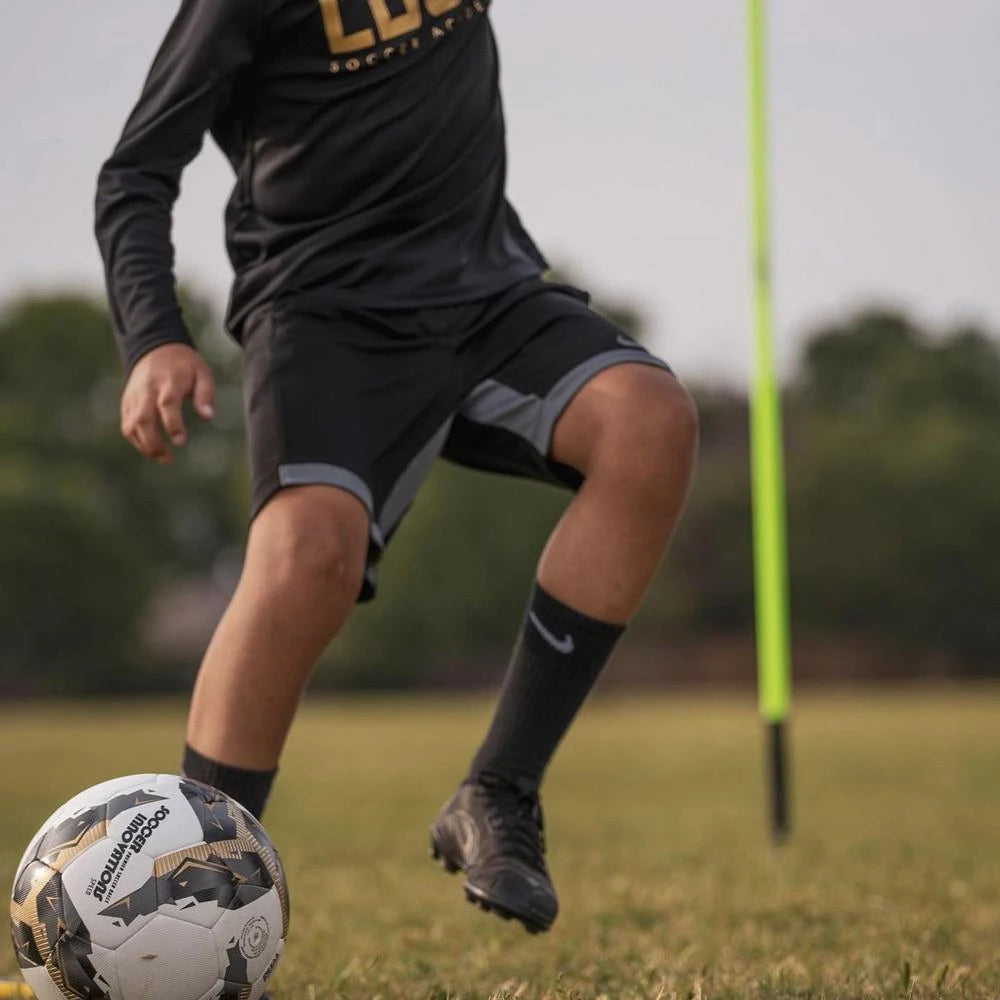 Soccer Innovations Black/Gold Speed Ball - 10 Pack