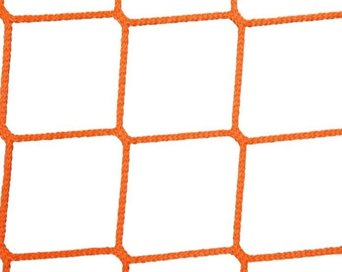 PEVO 8x24 Soccer Goal Net - PE - 8' x 24' x 3' x 8' - 3mm - Orange