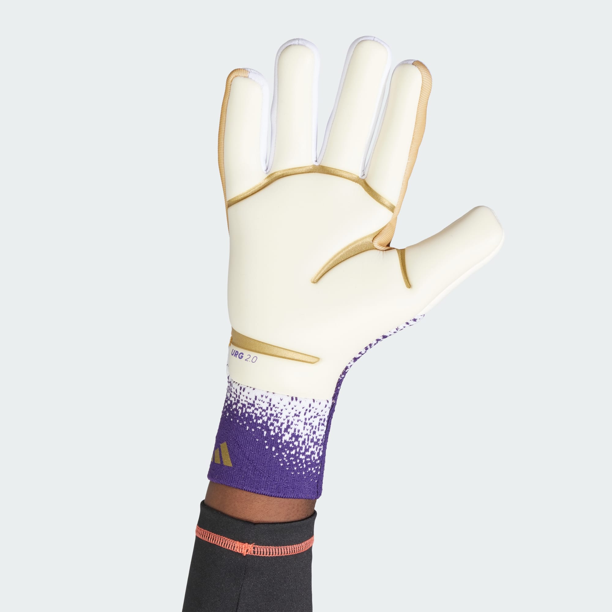 Adidas Predator Pro Goalkeeper Gloves (White / Black / Aurora Plum)