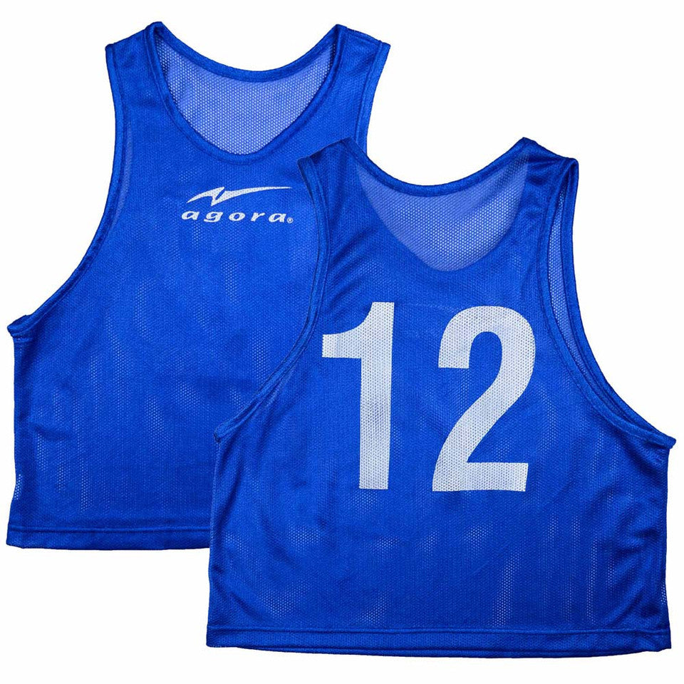 AGORA Numbered Scrimmage Vest Jerseys - Pack of 12 (1-12)