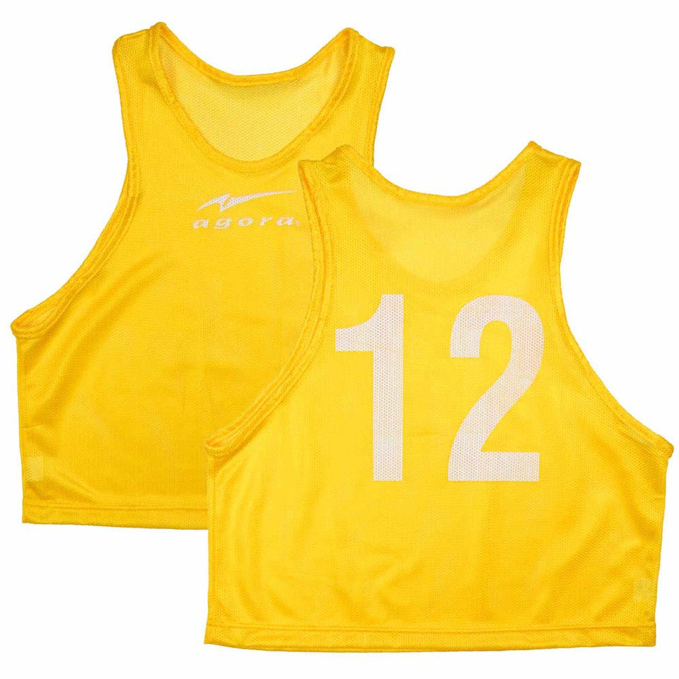 AGORA Numbered Scrimmage Vest Jerseys - Pack of 12 (1-12)