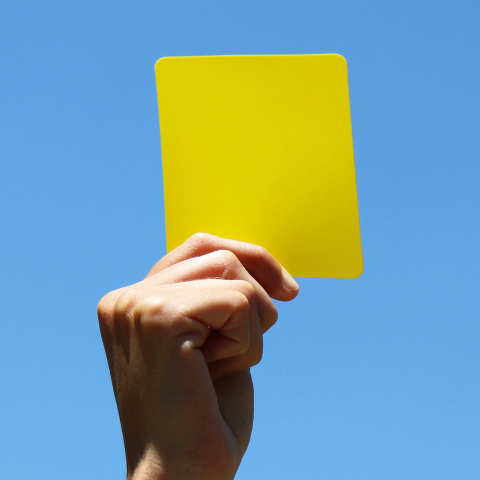 AGORA Referee Red and Yellow Card Set