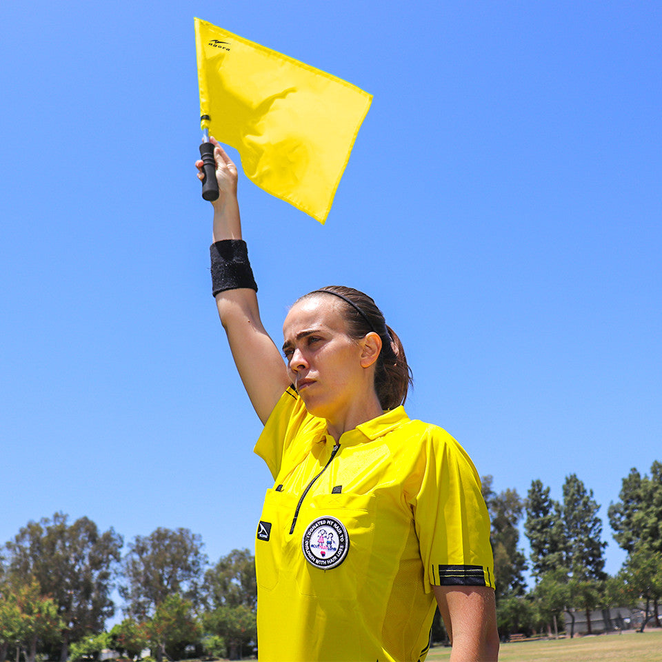 AGORA Match Line Regulation Referee Flags with Case