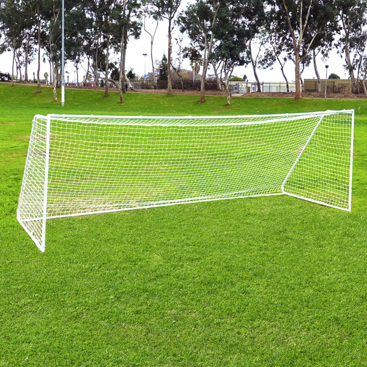 AGORA Semi-Pro Portable Soccer Goal - 8'x24'