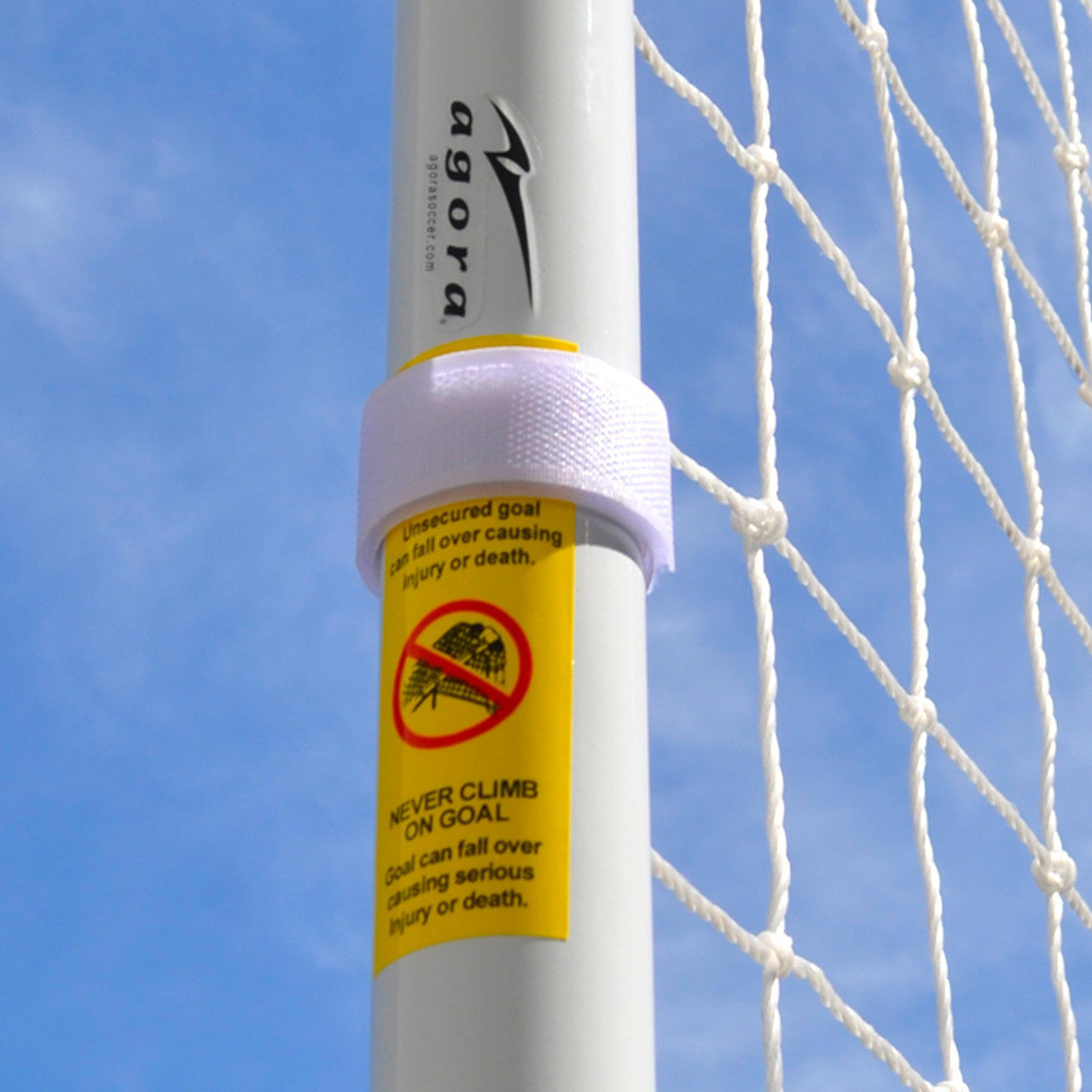 AGORA Semi-Pro Portable Soccer Goal - 6'6"x 18'6"