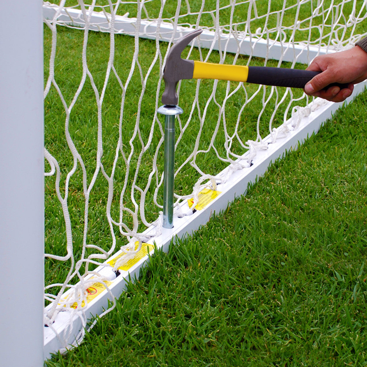 AGORA 4" Euro Pro Regulation Soccer Goal - 8'x24'