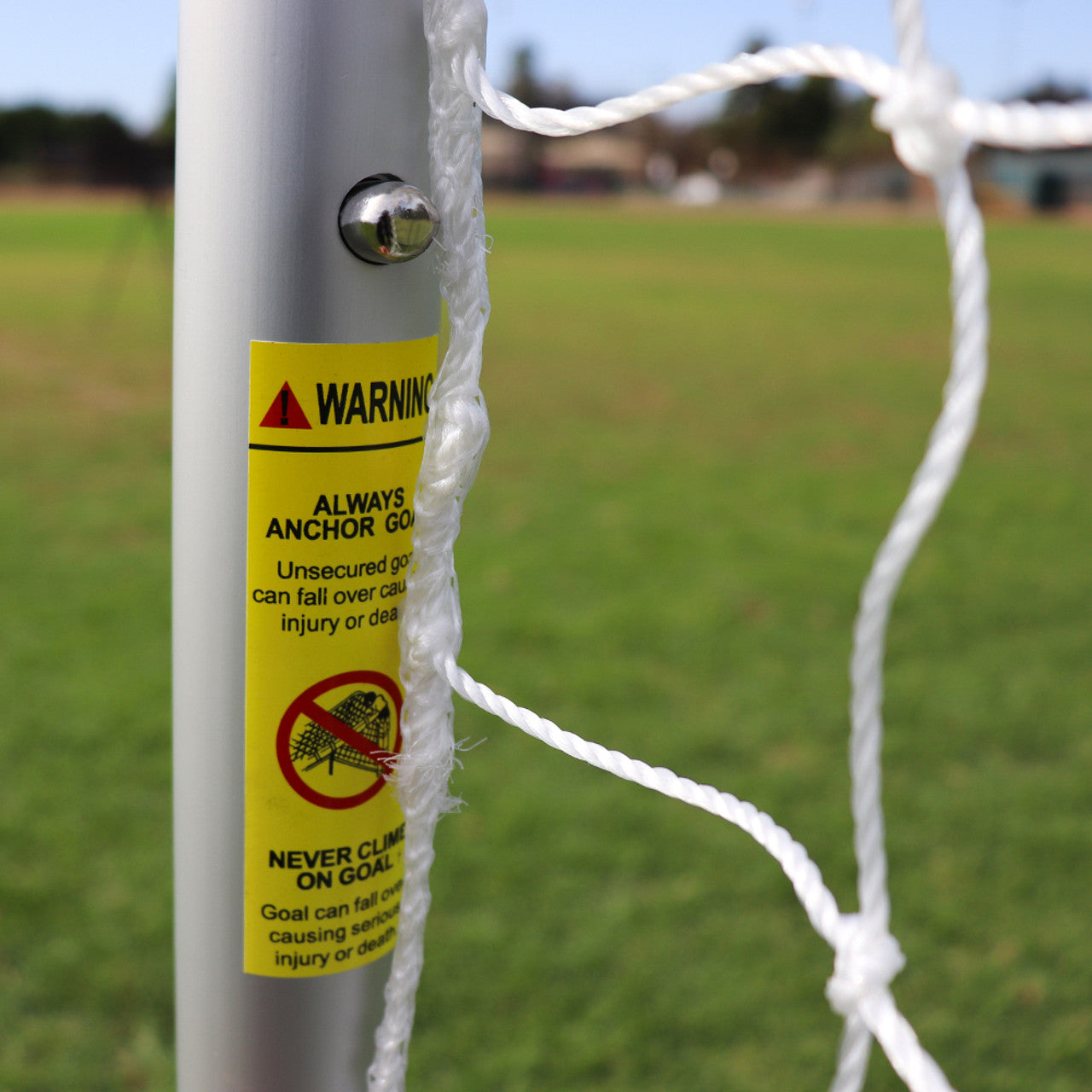 AGORA Aluminum Telescopic Soccer Goal - 8'x24'