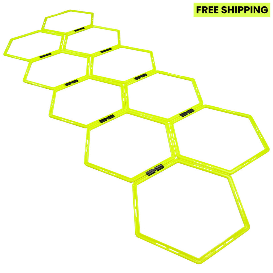 AGORA Hex Speed Rings - Set of 10