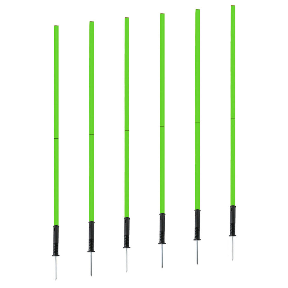 AGORA 5' Adaptable Agility Poles - Set of 6