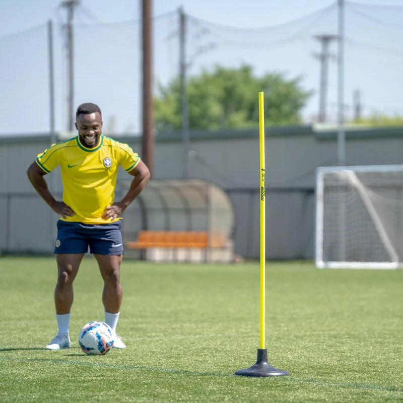 Soccer Innovations Speed Pole & Jumbo Rubber Base - Turf Model