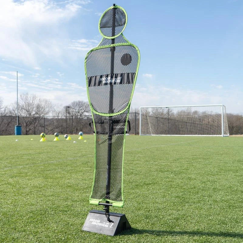 Soccer Innovations Soccer Wall Youth Turf Mannequin - Black
