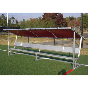 PEVO Covered Soccer Team Bench