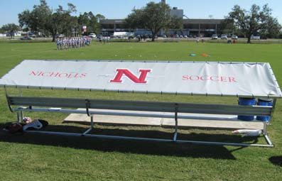 PEVO Covered Soccer Team Bench