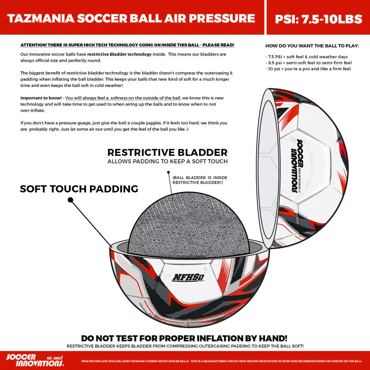 Soccer Innovations Orange Tazmania - 10 Pack