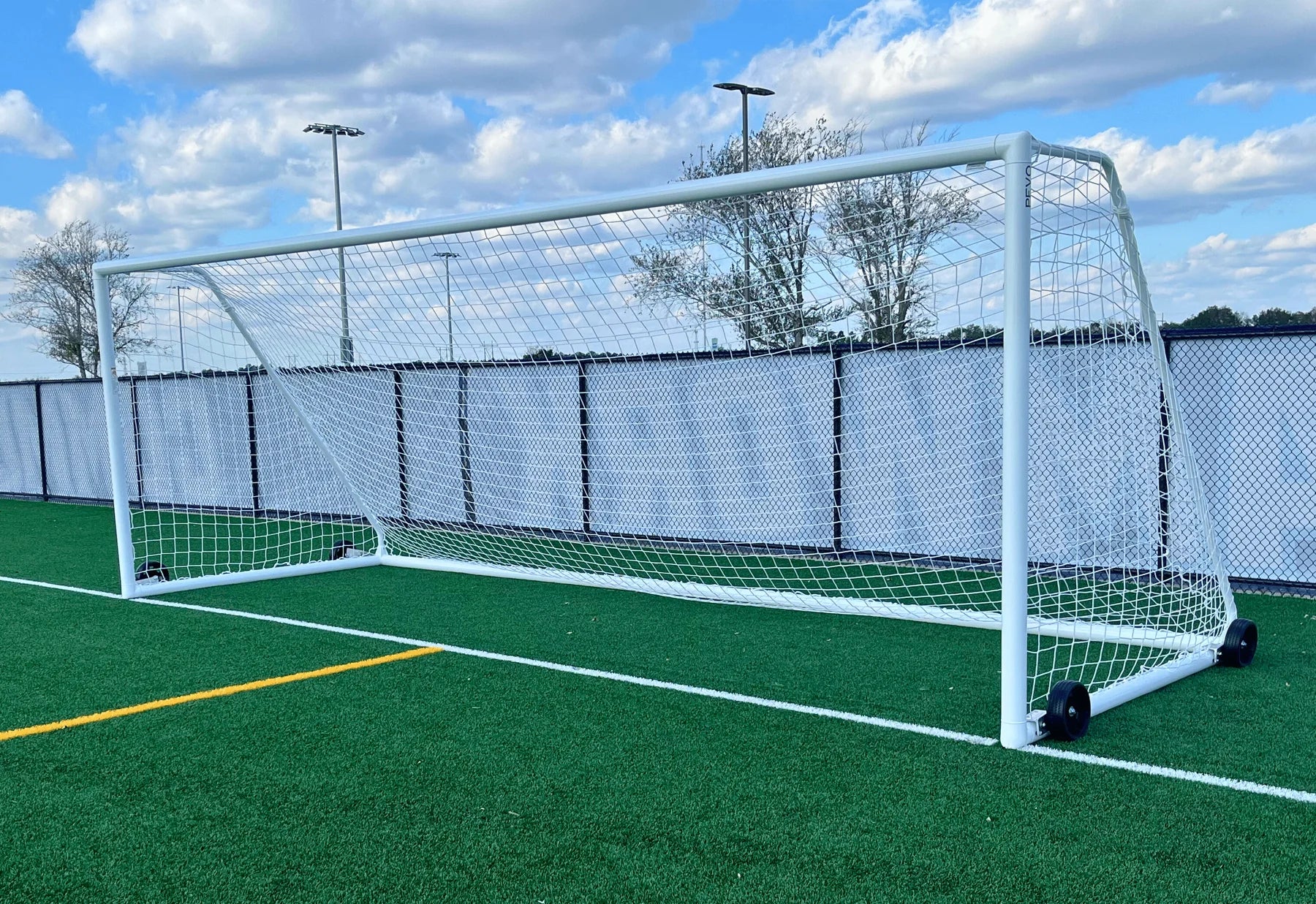 PEVO Supreme Series Full Size Soccer Goal - 8 x 24