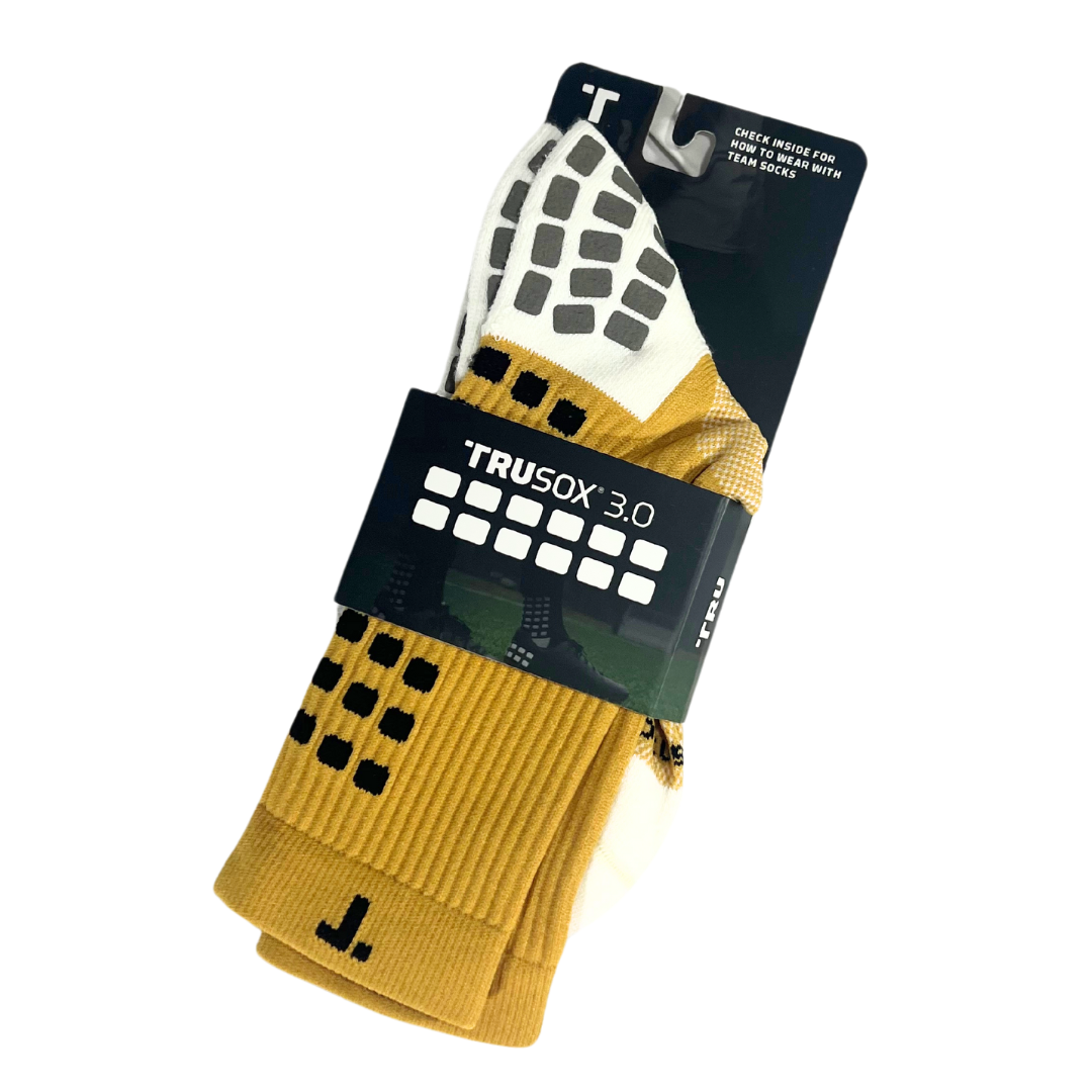 TRUSOX® 3.0 Grip Socks MidCalf Length (Gold & Black)