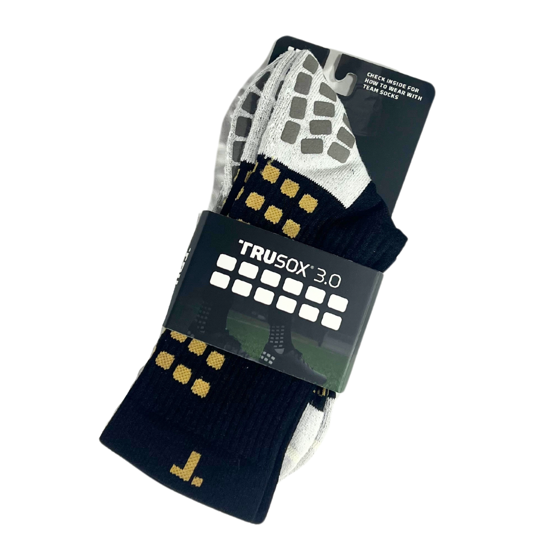 TRUsox® 3.0 Grip Socks MidCalf Length (Black & Gold)