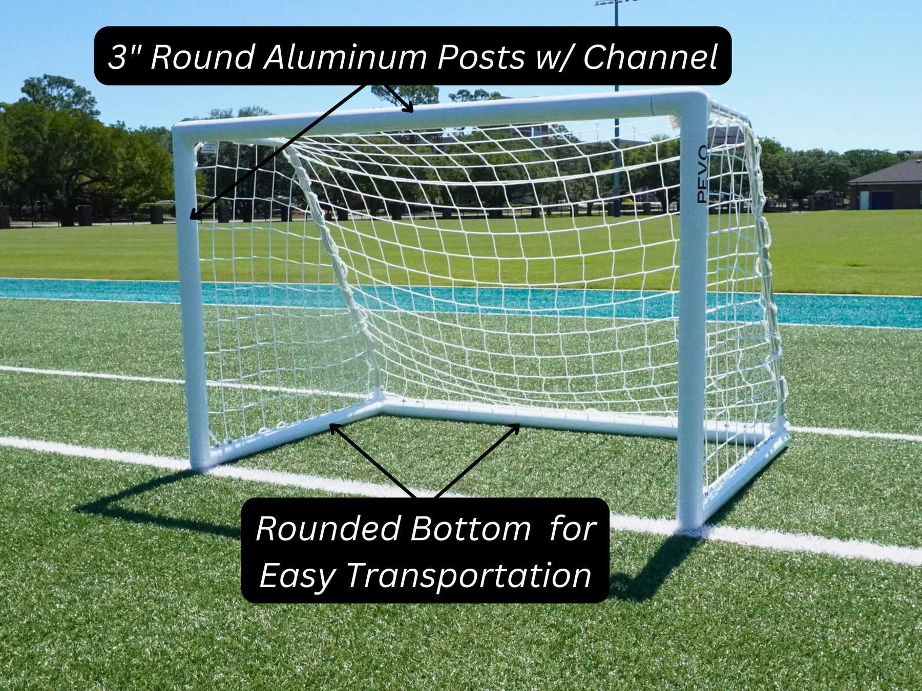 PEVO Park Series Soccer Goal - 4 x 6