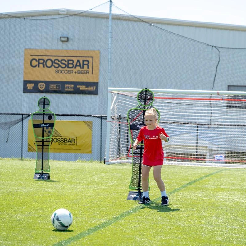 Soccer Innovations Soccer Wall Youth Turf Mannequin - Black