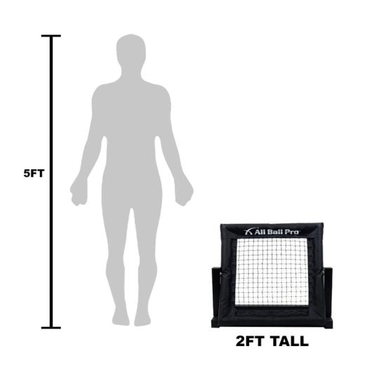 Multi-sport Rebounder size comparison view