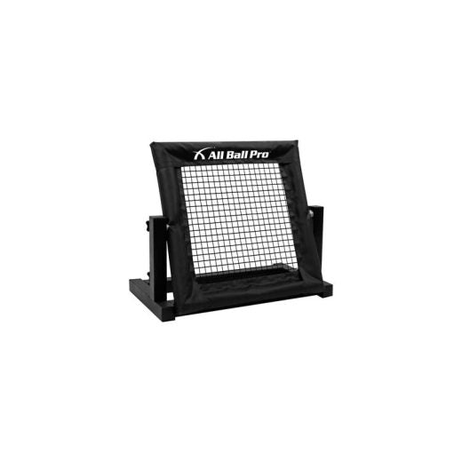 Rebounder trainer demonstrating adjustable screen