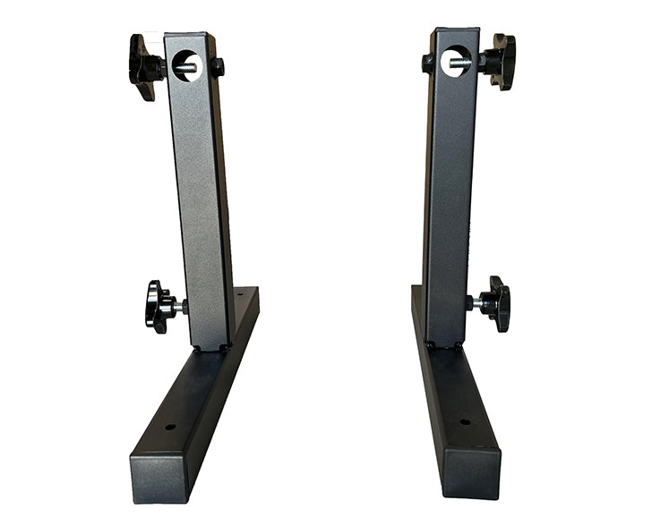 Wall mount system complete assembly components laid out for display