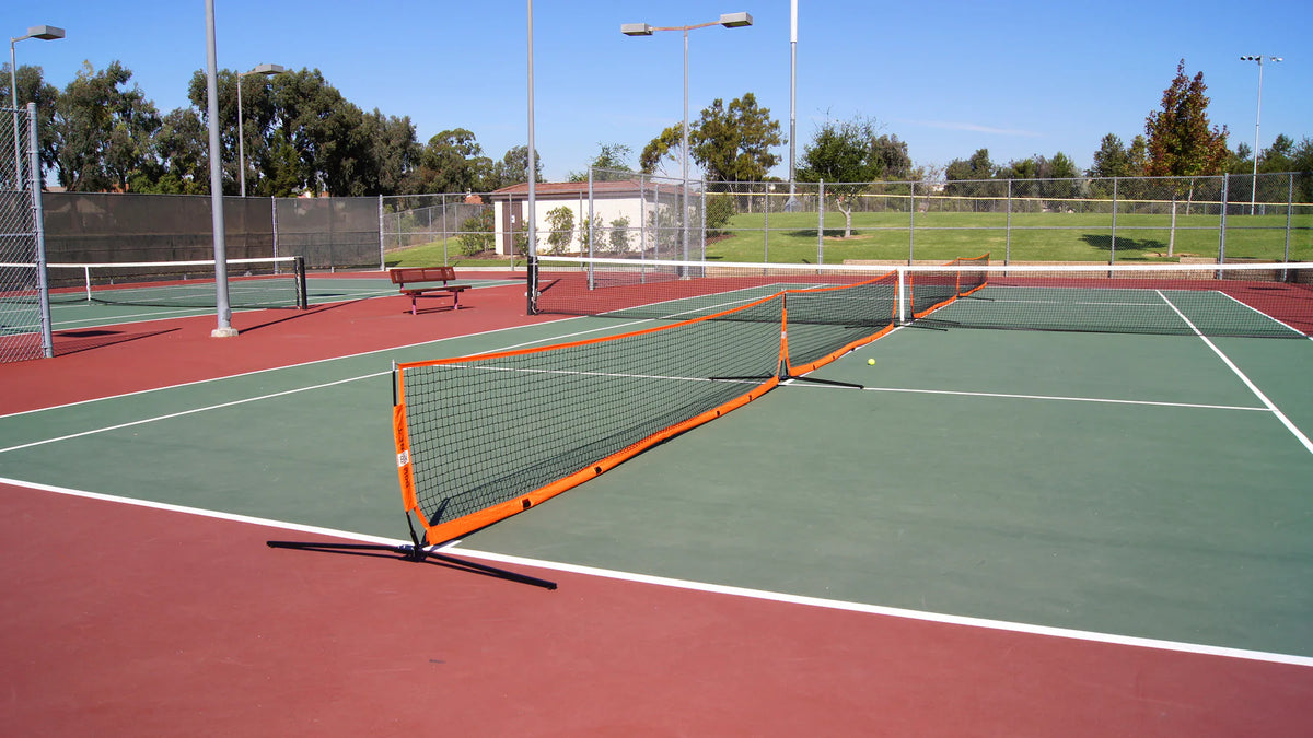 Bownet 18' Field Barrier soccer tennis court rope system complete portable soccer equipment