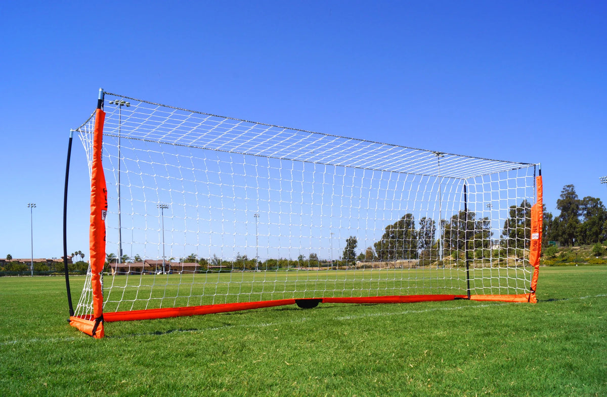 Soccer Goal 4x16 elevated view competitive play