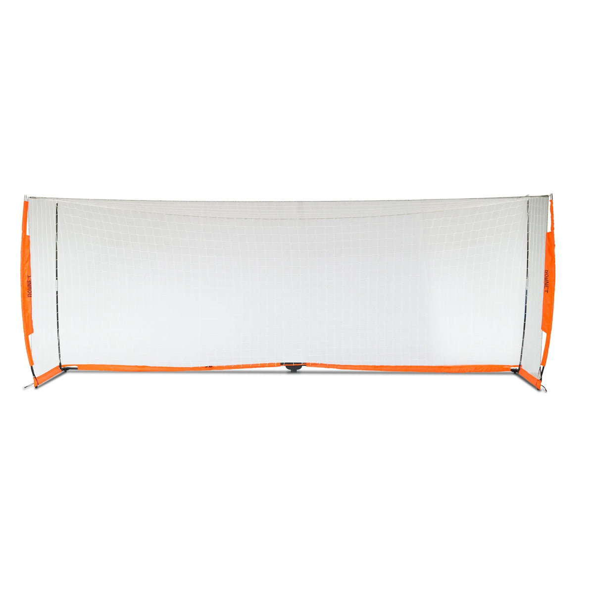 Bownet 6'6" x 18'6" regulation soccer goal with portable frame product view portable soccer equipment