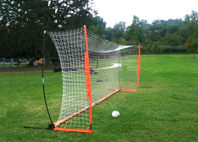 Bownet 7' x 21' youth soccer training goal regulation size product view portable soccer equipment