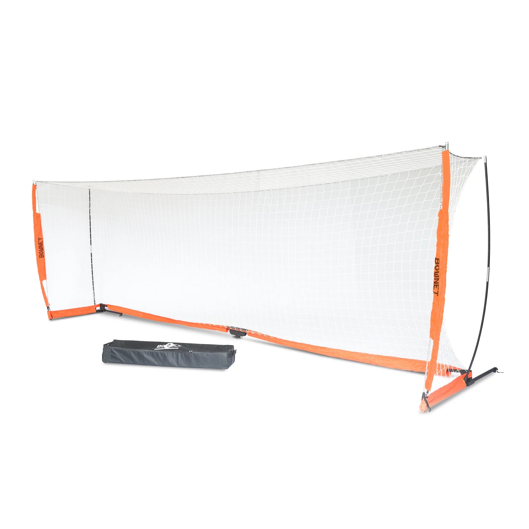 Bownet 7' x 21' youth soccer training goal regulation size product view portable soccer equipment